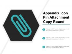Appendix icon pin attachment copy round
