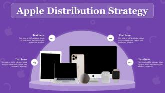 Apple Distribution Strategy Ppt Download