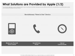 Apple investor funding elevator pitch deck ppt template