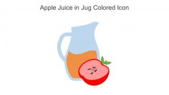 Apple Juice In Jug Colored Icon In Powerpoint Pptx Png And Editable Eps Format