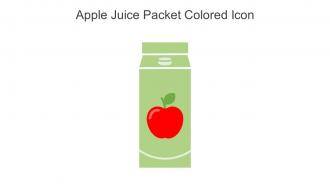 Apple Juice Packet Colored Icon In Powerpoint Pptx Png And Editable Eps Format