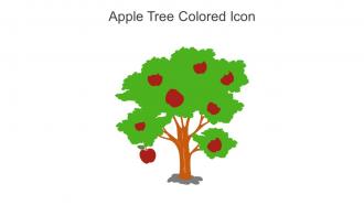 Apple Tree Colored Icon In Powerpoint Pptx Png And Editable Eps Format