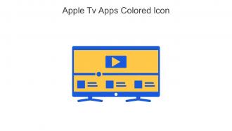 Apple Tv Apps Colored Icon In Powerpoint Pptx Png And Editable Eps Format
