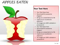 Apples eaten powerpoint presentation slides