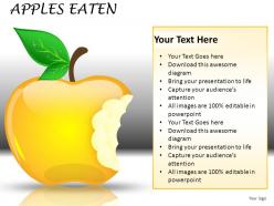 Apples eaten powerpoint presentation slides db