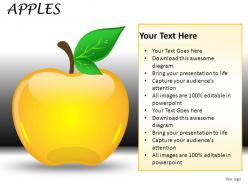 Apples powerpoint presentation slides db