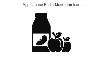 Applesauce Bottle Monotone Icon In Powerpoint Pptx Png And Editable Eps Format