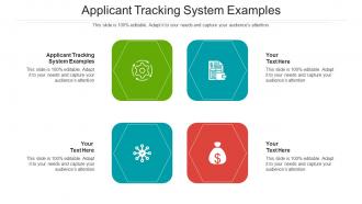 Applicant tracking system examples ppt powerpoint presentation outline design ideas cpb
