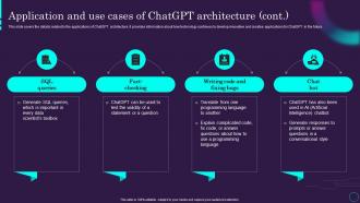 Application And Use Cases Architecture Chatgpt Ai Powered Architecture Explained ChatGPT SS Aesthatic Attractive