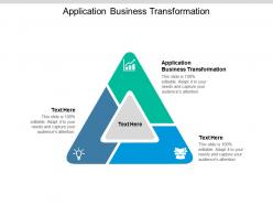 Application business transformation ppt powerpoint presentation template cpb