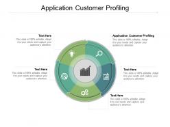 Application customer profiling ppt powerpoint presentation summary images cpb
