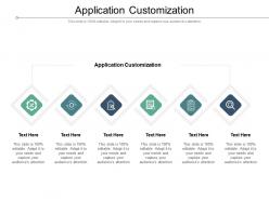 Application customization ppt powerpoint presentation outline graphic tips cpb