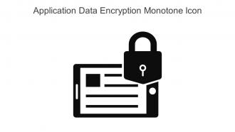 Application Data Encryption Monotone Icon In Powerpoint Pptx Png And Editable Eps Format