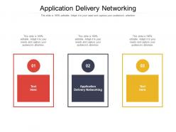 Application delivery networking ppt powerpoint presentation pictures summary cpb