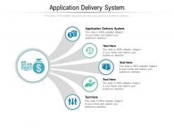 Application delivery system ppt powerpoint presentation layouts design ideas cpb