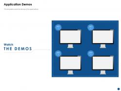 Application demos enterprise software company ppt powerpoint presentation graphics
