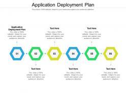 Application deployment plan ppt portfolio designs download cpb