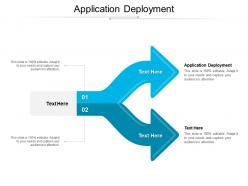 Application deployment ppt powerpoint presentation summary good cpb