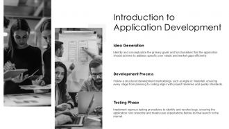 Application Development Action Steps And Progress Chart PPT Presentation AT Engaging Professionally