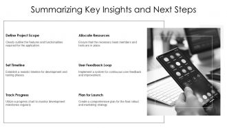 Application Development Action Steps And Progress Chart PPT Presentation AT Interactive Attractive