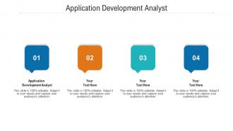 Application development analyst ppt powerpoint presentation infographic template clipart images cpb
