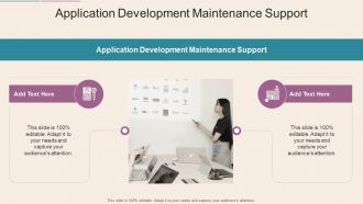 Application Development Maintenance Support In Powerpoint And Google Slides Cpb