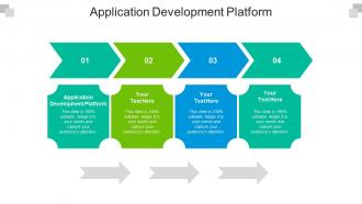 Application development platform ppt powerpoint presentation layouts deck cpb
