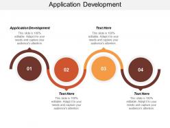 Application development ppt powerpoint presentation inspiration background images cpb