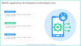 Application Development Technologies Powerpoint Ppt Template Bundles Attractive Interactive