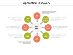 Application discovery ppt powerpoint presentation styles smartart cpb