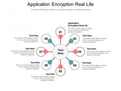 Application encryption real life ppt powerpoint presentation summary samples cpb