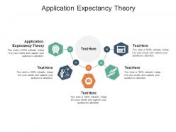 Application expectancy theory ppt powerpoint presentation visual aids gallery cpb