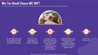 Application Firewall Why You Should Choose ABC WAF Ppt Icon Deck