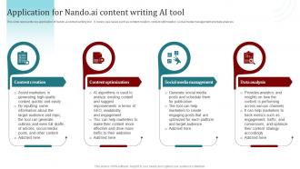 Application For Nando Ai Content Writing Ai Tool Popular Artificial Intelligence AI SS V