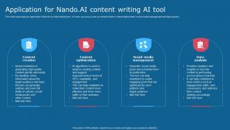 Application For Nandoai Content Writing Ai Tool Comprehensive Guide To Use AI SS V