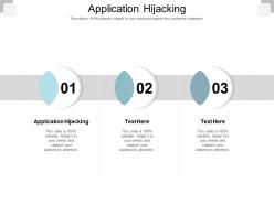 Application hijacking ppt powerpoint presentation show diagrams cpb