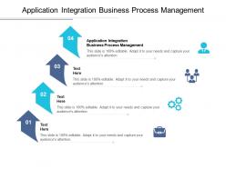 Application integration business process management ppt powerpoint ideas cpb