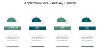 Application Level Gateway Firewall In Powerpoint And Google Slides Cpb