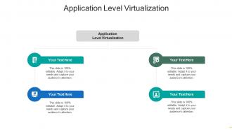 Application level virtualization ppt powerpoint presentation professional templates cpb