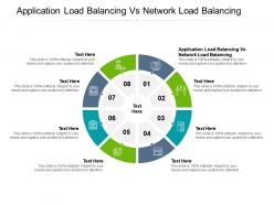 Application load balancing vs network load balancing ppt powerpoint presentation infographic cpb
