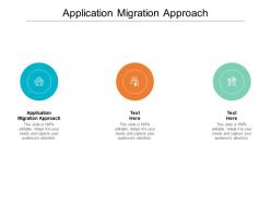 Application migration approach ppt powerpoint presentation pictures grid cpb