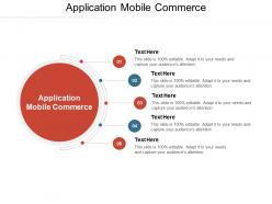 Application mobile commerce ppt powerpoint presentation styles templates cpb