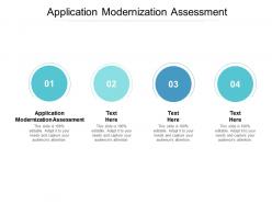 Application modernization assessment ppt powerpoint presentation model structure cpb