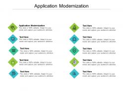Application modernization ppt powerpoint presentation portfolio graphics example cpb