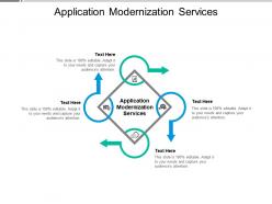 Application modernization services ppt powerpoint presentation inspiration guide cpb