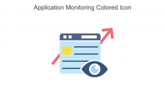 Application Monitoring Colored Icon In Powerpoint Pptx Png And Editable Eps Format