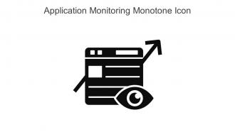 Application Monitoring Monotone Icon In Powerpoint Pptx Png And Editable Eps Format