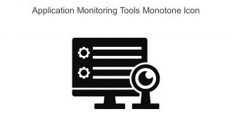 Application Monitoring Tools Monotone Icon In Powerpoint Pptx Png And Editable Eps Format