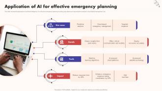 Application Of AI For Effective Emergency Planning