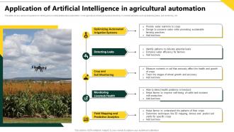 Application Of Artificial Intelligence In Agricultural Automation